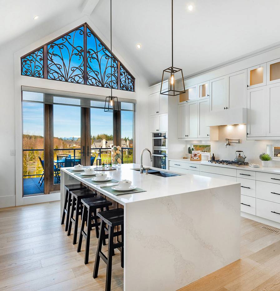 Decorative Faux Grilles Tableaux Kitchen